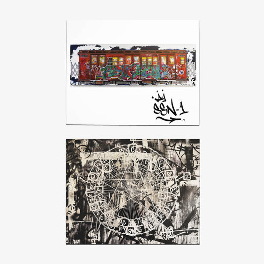 "RED TRAIN" & "CIRCLE OF FIFTHS" Print Bundle